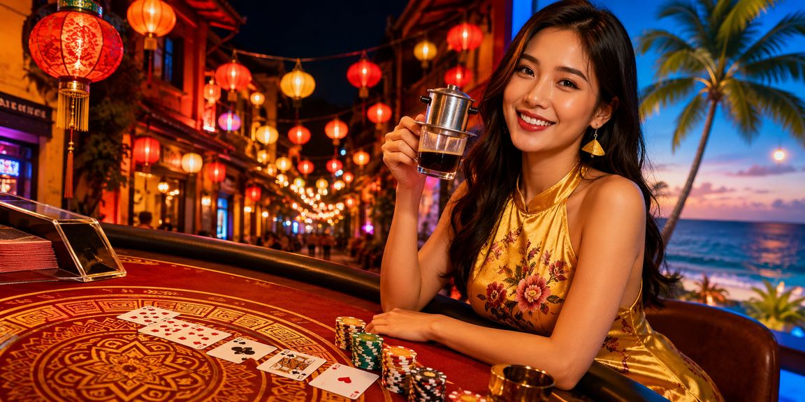 Người chơi tại Hà Nội thưởng thức cà phê trong khi trải nghiệm baccarat trực tuyến